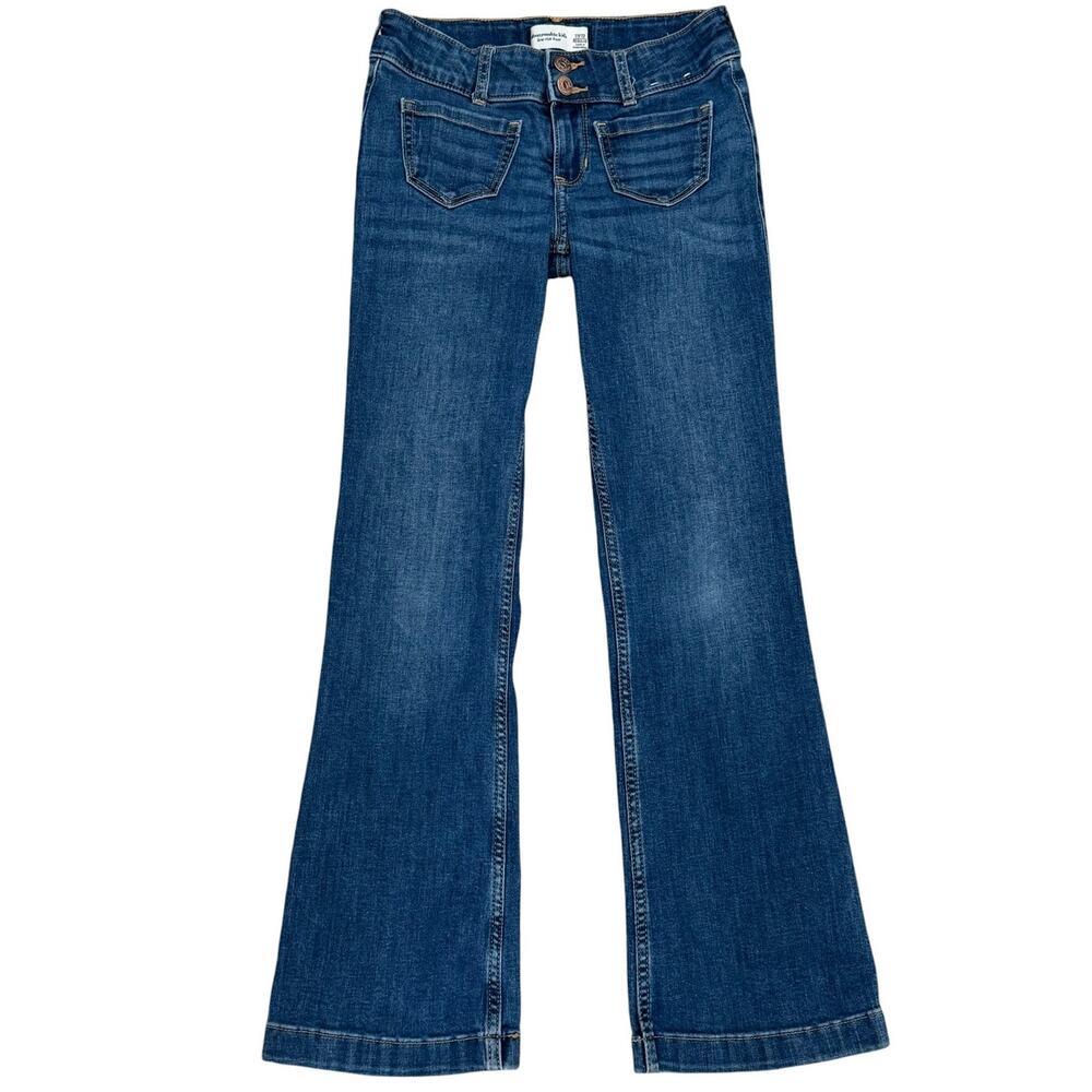 abercrombie kids Dark Blue Flared Jeans